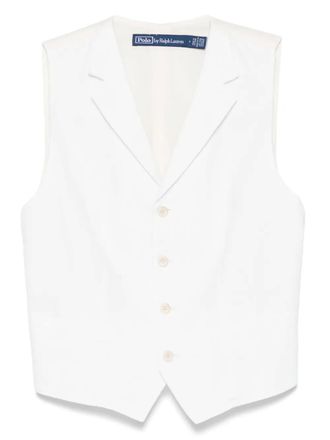 Polo Ralph Lauren Gilet in lino - Bianco