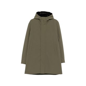 Herno Faux-fur Trim Hooded Jacket