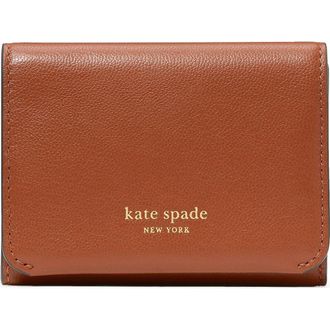 Kate Spade New York halo leather card case in Southwest Desert at Nordstrom