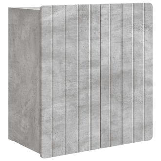 vidaXL Armario De Pared Gris Hormig&oacute;n 59 X 31 X 64 Cm Vidaxl