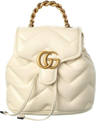 Gucci Gg Marmont Matelasse Leather Backpack