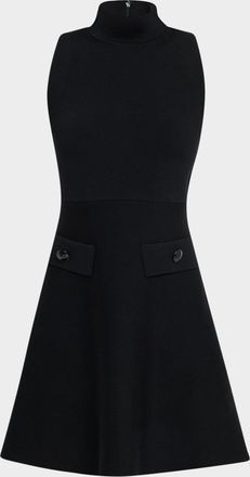 Dorothee Schumacher Sharp Ambition Double-Face Knit Mini Dress