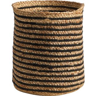 Nearly Natural 13.5-in Handmade Natural Jute Basket Planter in Beige at Nordstrom