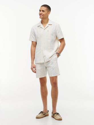 Tommy Hilfiger Mens Regular Fit 7 Striped Dobby Short - Breezy Blue - 29