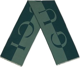 Gucci SC Logoparf - Dames - Accessoires - Groen - Maat: ONE Size