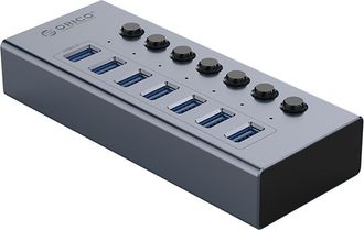 OEM Hub Bt2u3-7ab Con 7 Puertos Usb-a - Gris