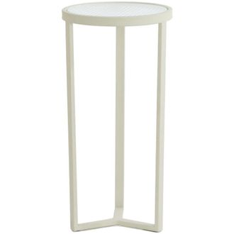 Light & Living Light & Living Columna Retiro Clara De Vidrio Acanalado Con Crema