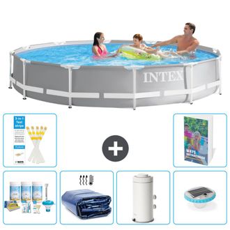 Intex Piscina Prism Frame Redonda - 366x76 Cm - 7-piezas S54