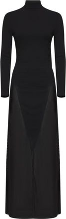 Alaia Jersey Bodycon Jurk - Dames - Maxi kleedjes - Zwart - S - Kleedjes