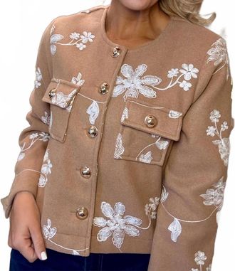 Entro Julian Jacket In Camel