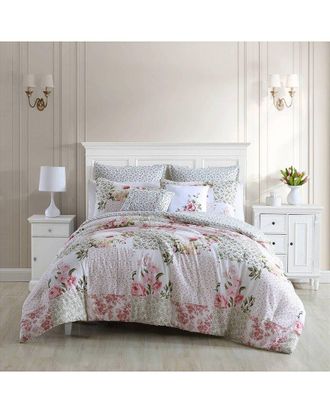 Laura Ashley Ailyn 7Pc Pink Comforter Set