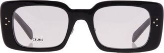 Celine 3 DOTS Demo Rectangular Ladies Eyeglasses CL50163F 001 50