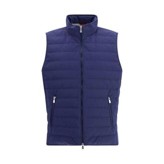 Brunello Cucinelli Heren, Jassen, Blauw, Maat: XL Poliester