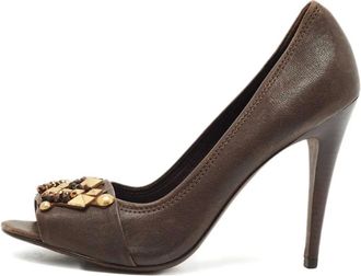 Tory Burch Pumps con borchie - Marrone