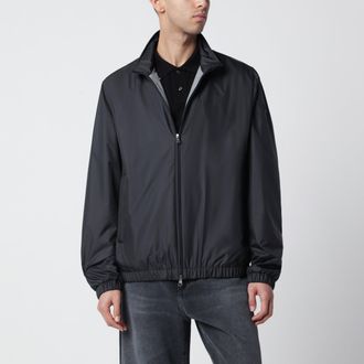 Moncler Short Berre puffer jacket black