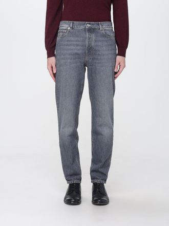 Brunello Cucinelli Jeans straight fit in denim stretch a vita media