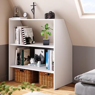 Vicco Estante Para Techo Inclinado, Blanco, 90 X 100 Cm