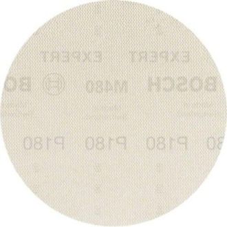 Bosch Mallas De Lija Expert M480 125mm Para Lijadoras Exc&eacute;ntricas Tama&ntilde;o Del Grano 180 Unidad De Embalaje 50 Unidades