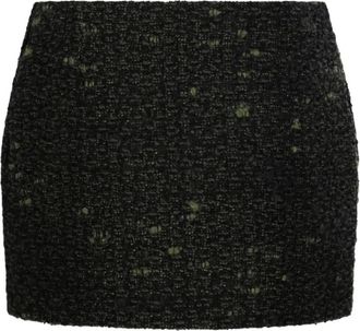 Gucci Rokken, Dames, Groen, S, Wol, Wool boucl&eacute; rok