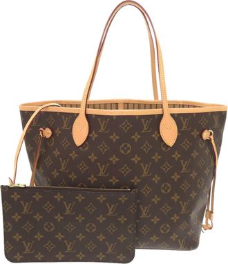 Louis Vuitton Monogram Brown Monogram Monogram Pouch Tote Bag (Pre-Owned)