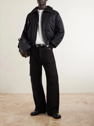 Wtaps Padded Fleece-Trimmed Shell Jacket