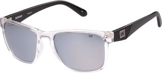 CAT CTS 8038 Polarized 113P Mens Sunglasses Clear Size 57