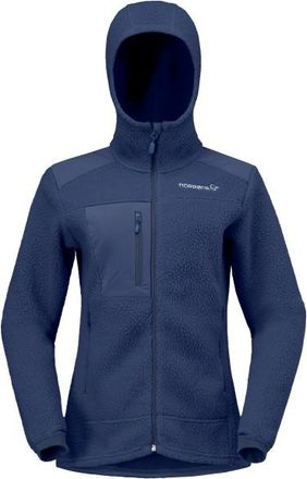 Norr&oslash;na Trollveggen Warm3 Zip Hood Fleecejacke f&uuml;r Damen | blau