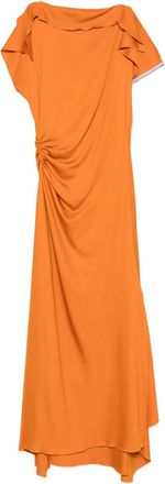 Victoria Beckham Abito asimmetrico - Arancione