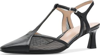 Naturalizer Torin High Womens Heels Black Mesh : 8.5 M (B), Faux Leather