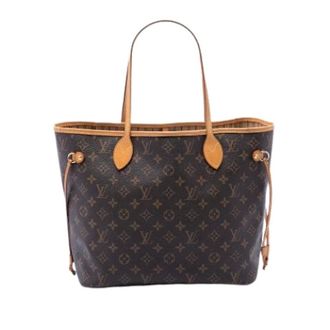 Louis Vuitton Pre-owned Tote Bags, female, Brown, Size: ONE SIZE Pre-owned Neverfull MM