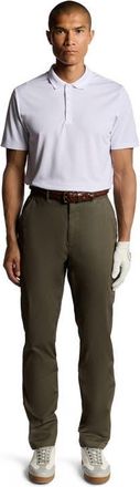 Lyle & Scott Course Stretch Chino Pants in Cactus Green at Nordstrom, Size 30