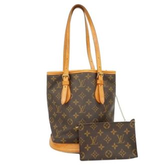 Louis Vuitton Pre-owned Bucket Bags, female, Brown, Size: ONE SIZE Pre-owned Tote bag