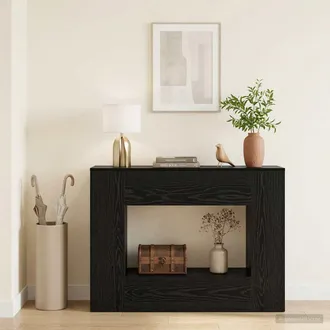 vidaXL Vidaxl Rovere Nero 101 X 30 X 74 Cm