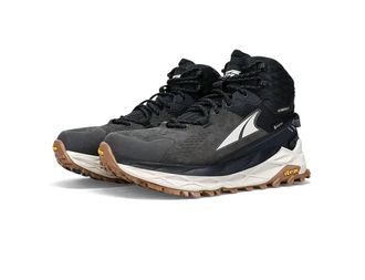 Altra Womens Olympus 5 Hike Mid Gtx Shoe In Black/gray