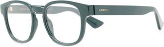 Gucci Optical Frame - Heren - Brillen - Groen - 49 MM - Accessoires
