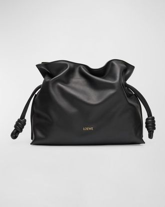 Loewe Flamenco Medium Clutch Bag in Napa Leather