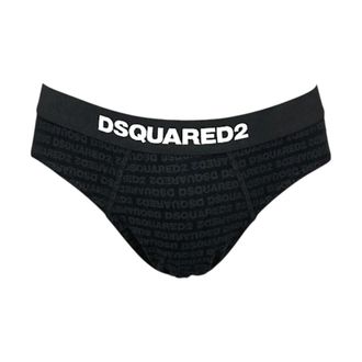 Dsquared2 Logo Briefs - male - Dsquared2 - Underpants - Black - L - Underwear