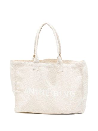 Anine Bing Leo Canvas Tote