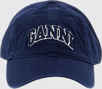 Ganni Hat GANNI Woman color Blue