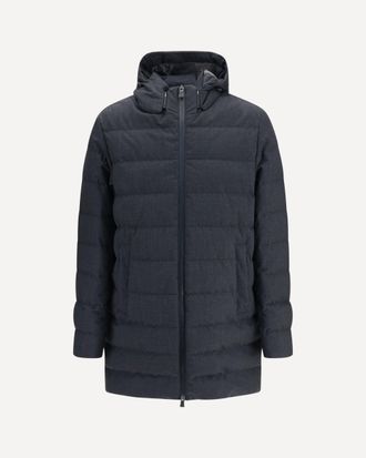 Herno Long padded Hooded Jacket Male 54