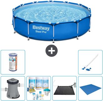 Bestway Piscina Bestway Steel Pro Redonda - 366x76 Cm - 8-piezas S22102