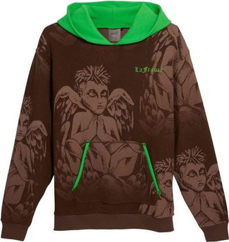 Puma Hoops x LAFrance Hoodie Brown Green 625664-01