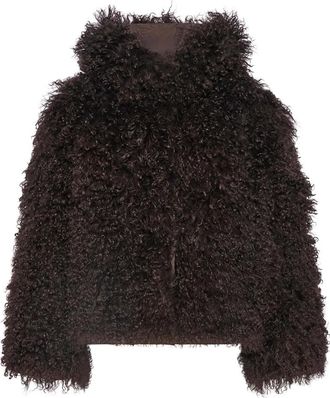 Yves Salomon Doudoune 65cm - Dames - Jassen - Bruin - S - Jassen