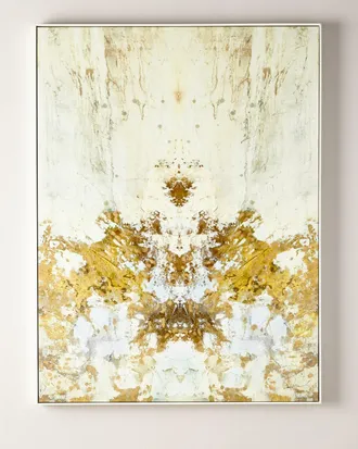 John-Richard Gilded Ivory Giclee on Canvas Wall Art
