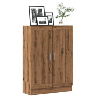 Berkfield Home Book Cabinet Artisan Oak 82.5x30.5x115 cm Engineered Wood in Brown