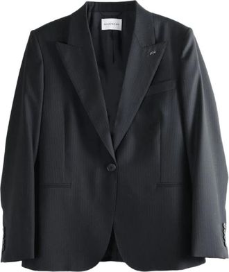 Givenchy Jassen Grijs - Dames - Blazers - Grijs - S - Nylon - Jassen