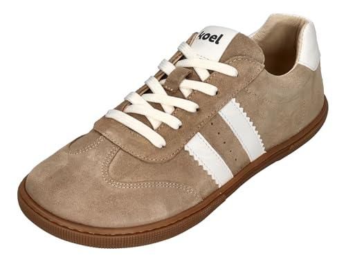 Chaussures Pieds Nus KOEL ILA Pour Femme - Dessus Suède, Semelle Caoutchouc - Modèle Léopard Noir