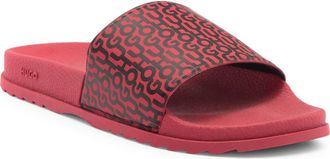BOSS Match It Slide Sandal in Red/black at Nordstrom Rack, Size 13Us / 12Uk
