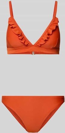 Shiwi Bikini-Set mit R&uuml;schen Modell Beau in Terra, Gr&ouml;&szlig;e 40