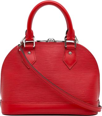 Louis Vuitton Pre-owned Womens Mini Pochette Accessoires Epi Leather Handbag - Red - One Size